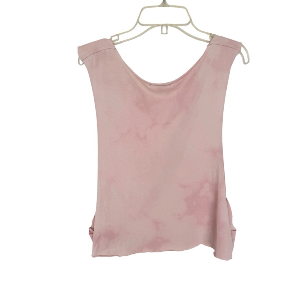 Madewell Pink Tie Dye Tiger Tank Top - Picture 2 of 6